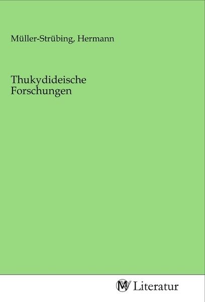 Produktbild: Thukydideische Forschungen