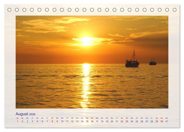 Produktbild: Sch&ouml;nes Istrien 2026 (Tischkalender 2026 DIN A5 quer), CALVENDO Monatskalender
