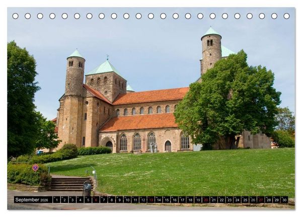 Produktbild: Hildesheimer Ansichten (Tischkalender 2026 DIN A5 quer), CALVENDO Monatskalender