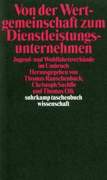 Produktbild: Von der Wertgemeinschaft zum Dienstleistungsunternehmen