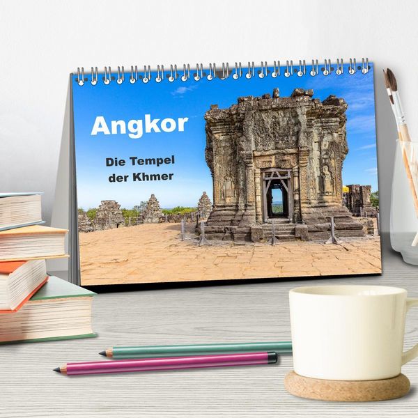 Produktbild: Angkor - Die Tempel der Khmer (Tischkalender 2026 DIN A5 quer), CALVENDO Monatskalender