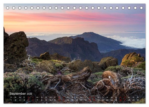 Produktbild: La Palma - La Isla Bonita (Tischkalender 2026 DIN A5 quer), CALVENDO Monatskalender