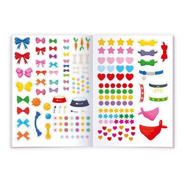Produktbild: TR&Ouml;TSCH - Stickermalbuch Diamantenzauber Tierfreunde