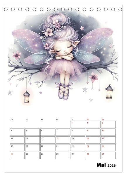 Produktbild: Schlummernde Magie (Tischkalender 2026 DIN A5 hoch), CALVENDO Monatskalender