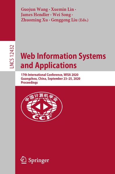 Produktbild: Web Information Systems and Applications