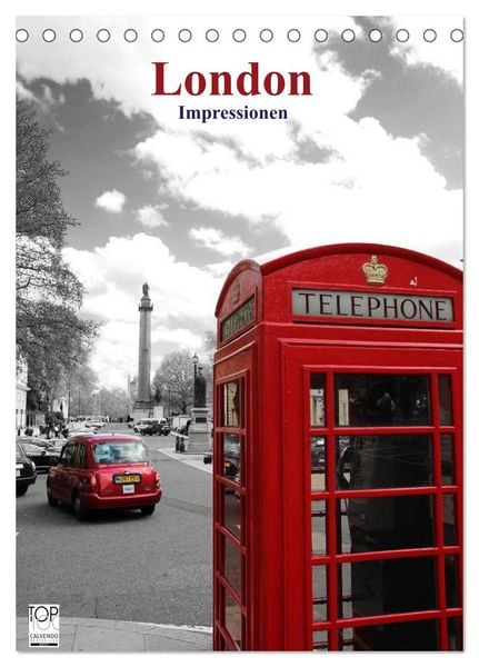 Produktbild: London - Impressionen (Tischkalender 2026 DIN A5 hoch), CALVENDO Monatskalender