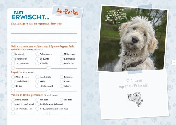 Mein Hund und ich!: Das Ausfüllbuch für Hundefreunde
