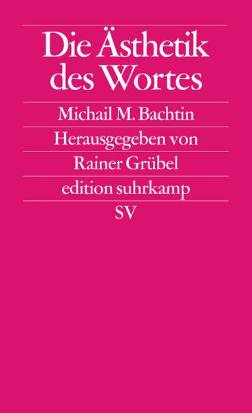Produktbild: Die &Auml;sthetik des Wortes