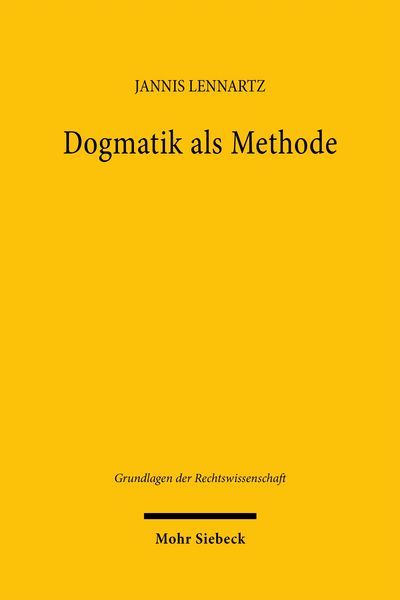 Produktbild: Dogmatik als Methode