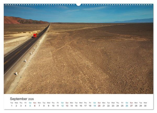 Produktbild: Mysterious Peru (Wall Calendar 2026 DIN A2 landscape), CALVENDO 12 Month Wall Calendar