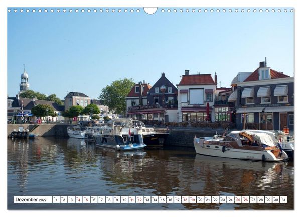 Produktbild: Hausbooturlaub Niederlande - Friesland und Groningen (Wandkalender 2027 DIN A3 quer), CALVENDO Monatskalender