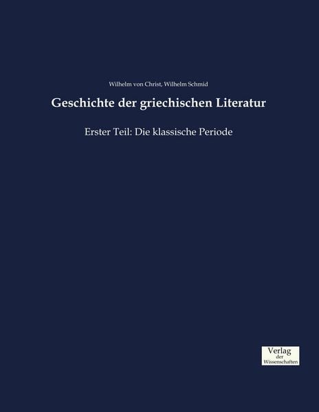 Produktbild: Geschichte der griechischen Literatur