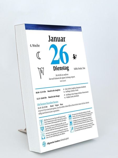 Produktbild: Mondkalender f&uuml;r jeden Tag 2027