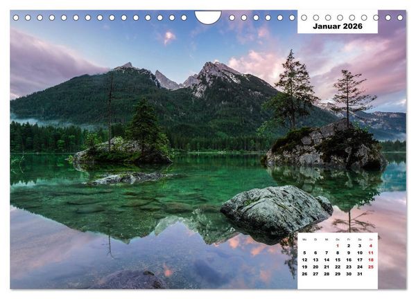 Produktbild: Faszination Ostalpen - von Berchtesgaden bis Slowenien (Wandkalender 2026 DIN A4 quer), CALVENDO Monatskalender