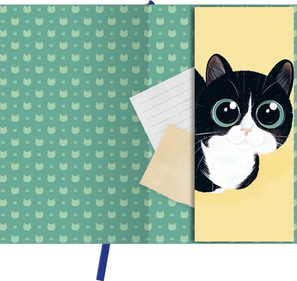 Produktbild: MyNOTES Papeterie: Notizbuch A6 Katzen regieren die Welt