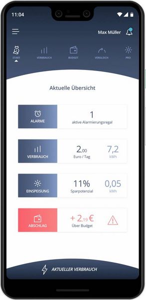 Produktbild: Powerfox poweropti Variante 3 PA201902 Energiekosten-Messger&auml;t-Zubeh&ouml;r mit App-Steuerung