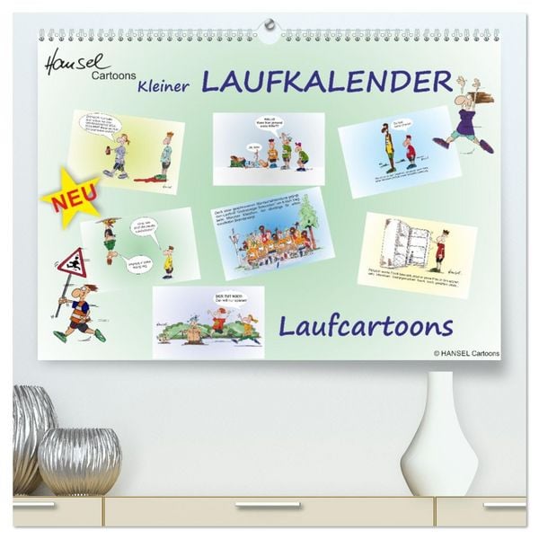 Produktbild: HANSELs kleiner Laufkalender (hochwertiger Premium Wandkalender 2026 DIN A2 quer), Kunstdruck in Hochglanz