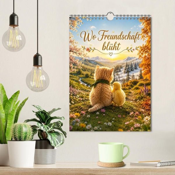 Produktbild: Wo Freundschaft bl&uuml;ht (Wandkalender 2027 DIN A4 hoch), CALVENDO Monatskalender