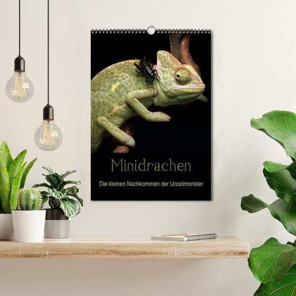 Produktbild: Minidrachen - Die kleinen Nachkommen der Urzeitmonster (Wandkalender 2026 DIN A3 hoch), CALVENDO Monatskalender