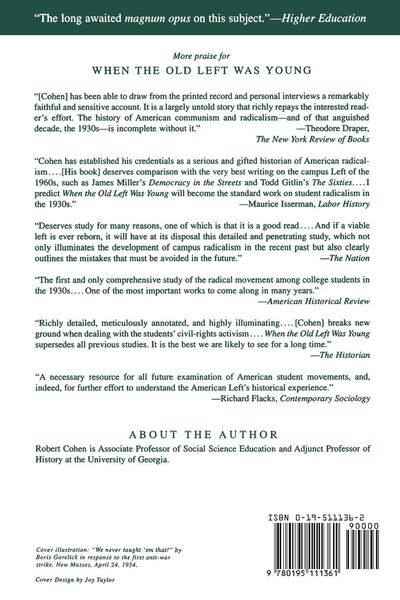 Produktbild: When the Old Left Was Young
