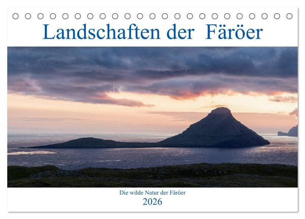 Produktbild: Landschaften Der F&auml;r&ouml;er (Tischkalender 2026 DIN A5 quer), CALVENDO Monatskalender