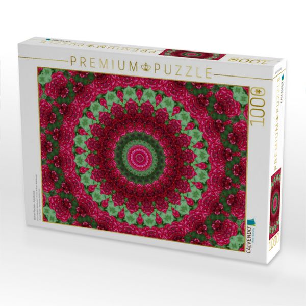 Produktbild: CALVENDO Puzzle Blumen Mandala - Kaleidoskop | 1000 Teile Lege-Gr&ouml;&szlig;e 64x48cm Foto-Puzzle f&uuml;r gl&uuml;ckliche Stunden
