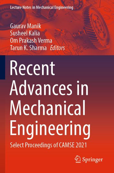 Produktbild: Recent Advances in Mechanical Engineering