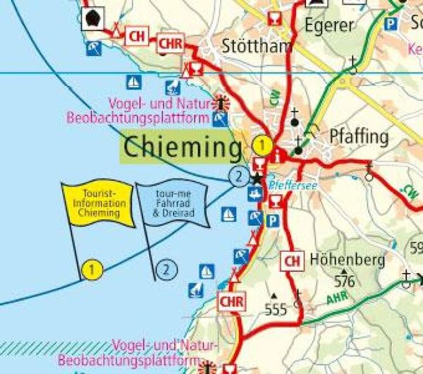 Produktbild: Chiemgau - Oberbayern - Berchtesgadener Land 1:100 000