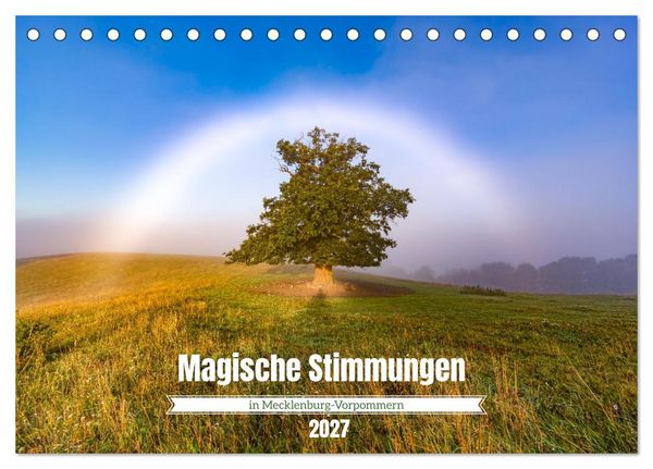 Produktbild: Magische Stimmungen in Mecklenburg-Vorpommern (Tischkalender 2027 DIN A5 quer), CALVENDO Monatskalender