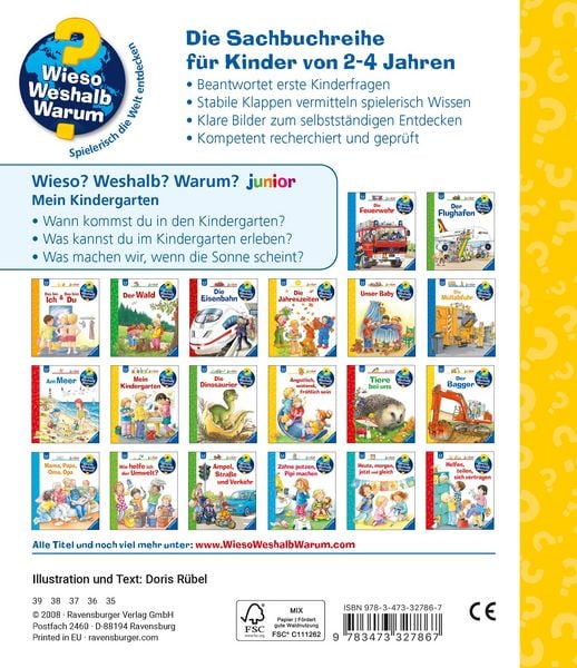 Produktbild: Mein Kindergarten / Wieso? Weshalb? Warum? Junior Bd. 24