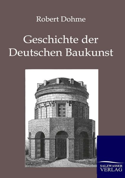Produktbild: Geschichte der Deutschen Baukunst