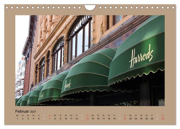 Produktbild: London (Wandkalender 2027 DIN A4 quer), CALVENDO Monatskalender