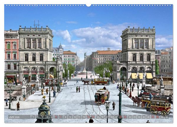 Produktbild: Berlin zur Kaiserzeit &ndash; Fotos neu restauriert und detailkoloriert (Wandkalender 2026 DIN A2 quer), CALVENDO Monatskalender