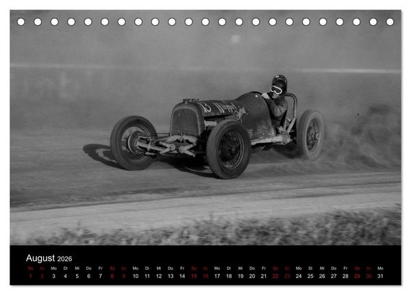 Produktbild: Dirt Track Races (Tischkalender 2026 DIN A5 quer), CALVENDO Monatskalender