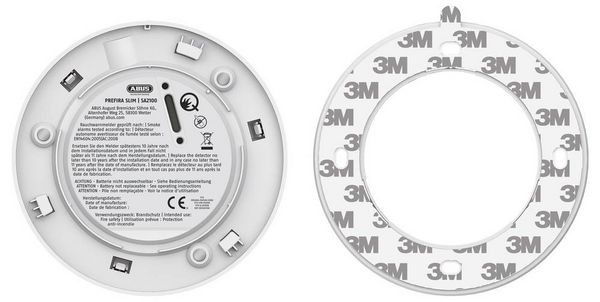 Produktbild: ABUS PREFIRA Slim Plus Rauchwarnmelder (&Oslash; x H) 110mm x 28.5mm