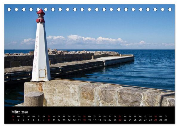 Produktbild: D&auml;nemarks Bornholm 2026 (Tischkalender 2026 DIN A5 quer), CALVENDO Monatskalender