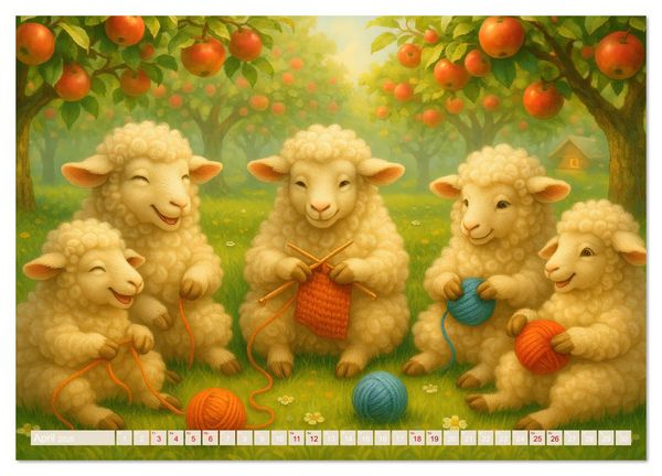 Produktbild: Ein Jahr mit Fantasie (Wandkalender 2026 DIN A3 quer), CALVENDO Monatskalender