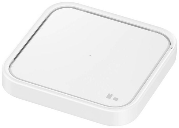 Produktbild: Samsung Induktions-Ladeger&auml;t 15 W Wireless Charger Pad EP-P2400 EP-P2400BWEGEU Ausg&auml;nge USB-C&reg; Wei&szlig;
