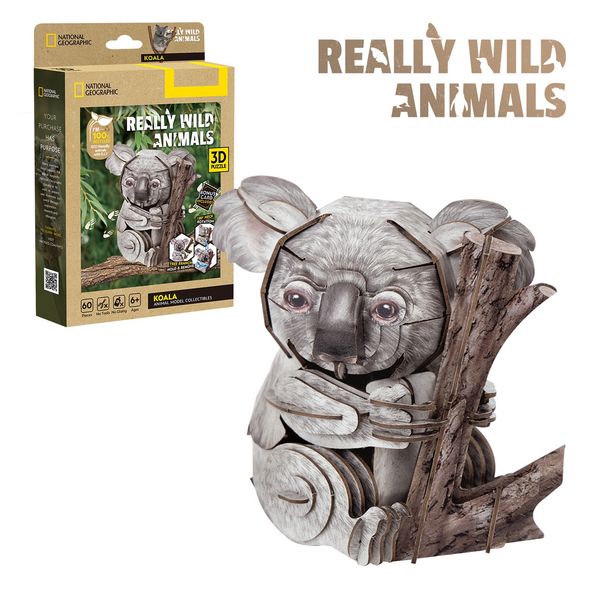 Produktbild: CUBICFUN - 3D Puzzle Koala 60 Teile