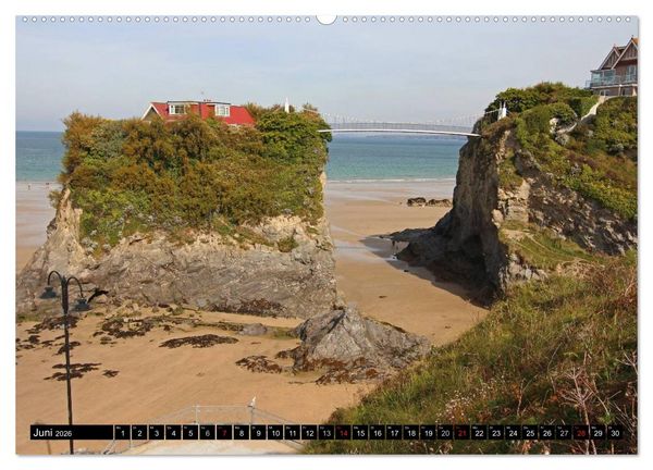 Produktbild: Cornwall - Devon Somerset Dorset (Wandkalender 2026 DIN A2 quer), CALVENDO Monatskalender
