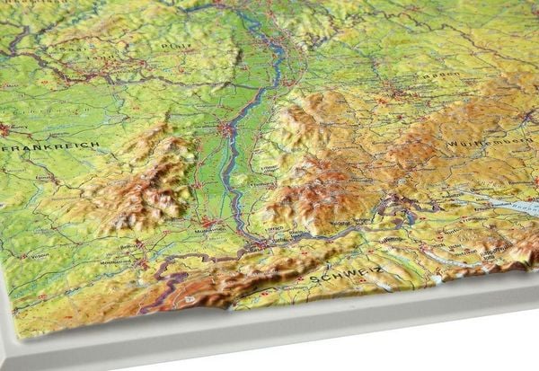Produktbild: Reliefkarte Deutschland 1 : 1 200 000