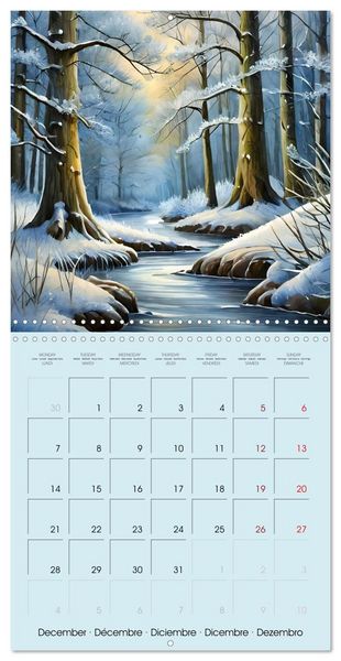 Produktbild: The forest through the seasons (Wall Calendar 2026 12 &times; 12 Inch) CALVENDO 12 Month Wall Calendar
