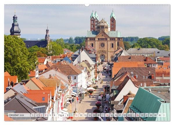 Produktbild: Speyer am Rhein. Rund um Kaiserdom und Altp&ouml;rtel (Wandkalender 2026 DIN A2 quer), CALVENDO Monatskalender