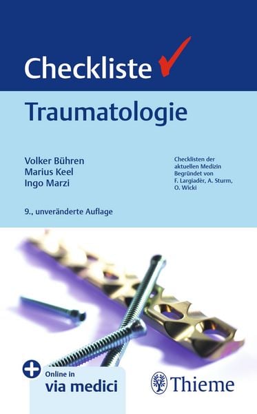 Checkliste Traumatologie, Set von , Thieme, 9783132459281