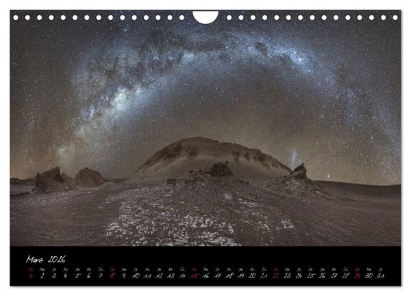 Produktbild: Faszination Milchstra&szlig;e - eine Reise zu den Nachtlandschaften unserer Erde (Wandkalender 2026 DIN A4 quer), CALVENDO Monatskalender