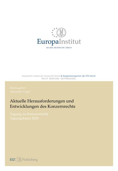 Produktbild: Aktuelle Herausforderungen und Entwicklungen des Konzernrechts