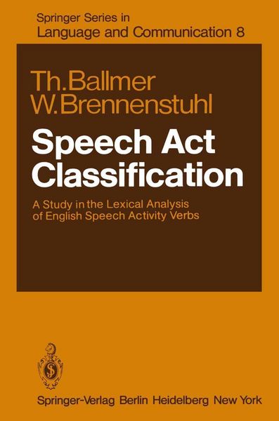 Produktbild: Speech Act Classification
