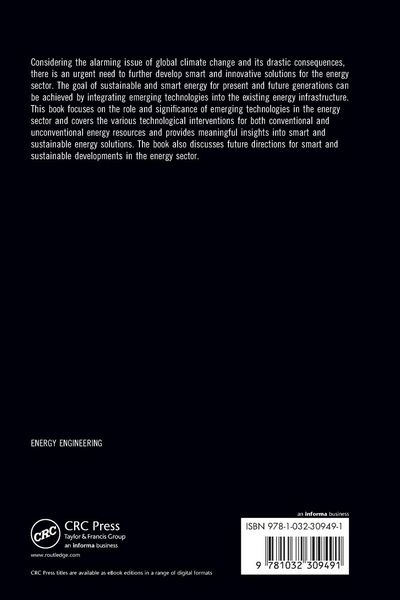 Produktbild: Emerging Technologies for Sustainable and Smart Energy