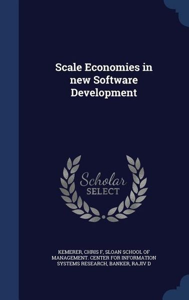 Produktbild: Scale Economies in new Software Development