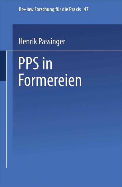 Produktbild: PPS in Formereien